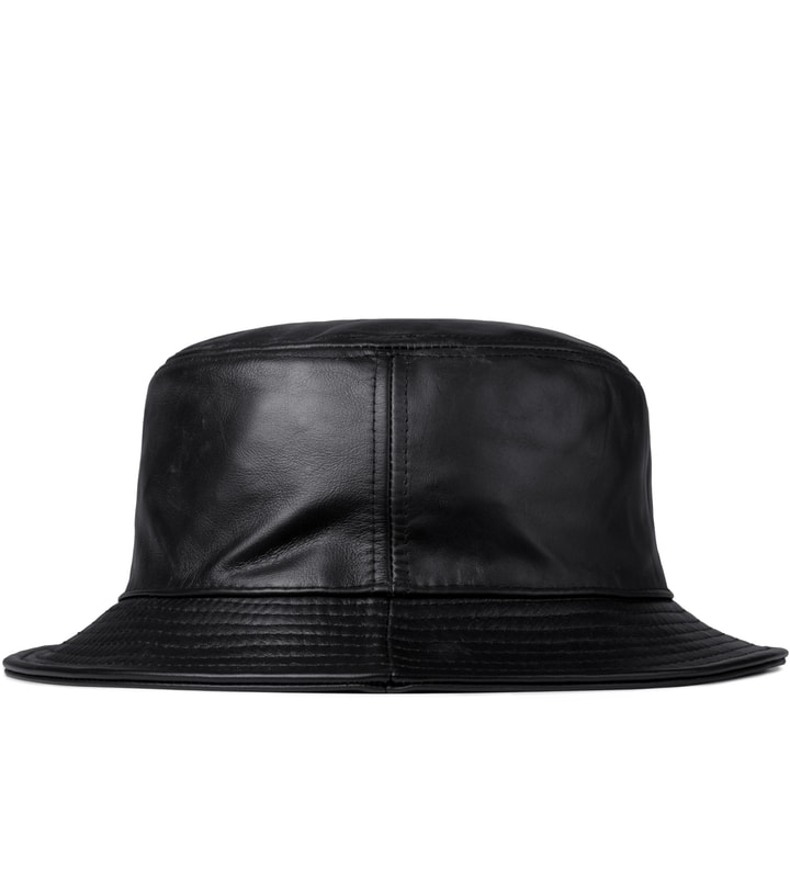 Black Leather Bucket Hat Placeholder Image