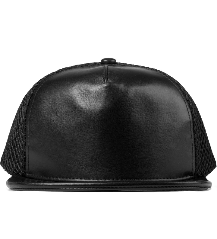 Black Lambskin Mesh Back Standard Hat Placeholder Image