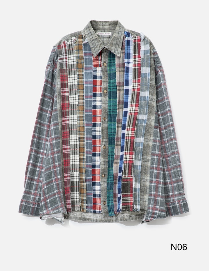 Needles Flannel Shirt - Ribbon Wide Shirt