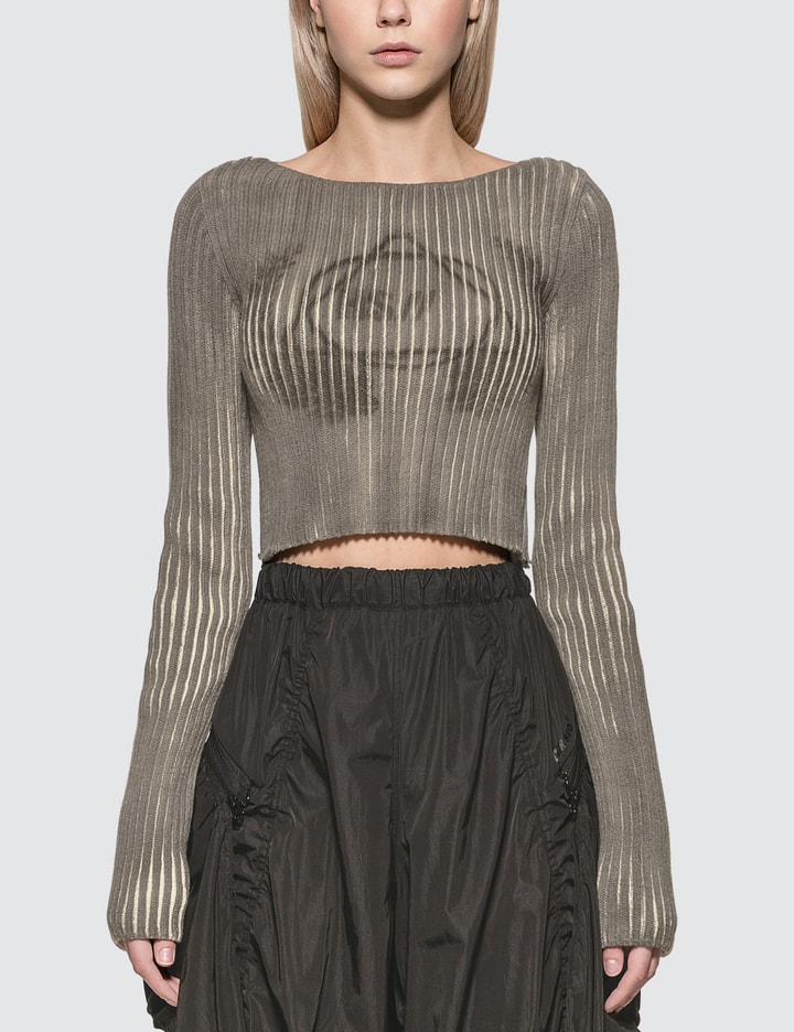 Cropped Knit Top Placeholder Image