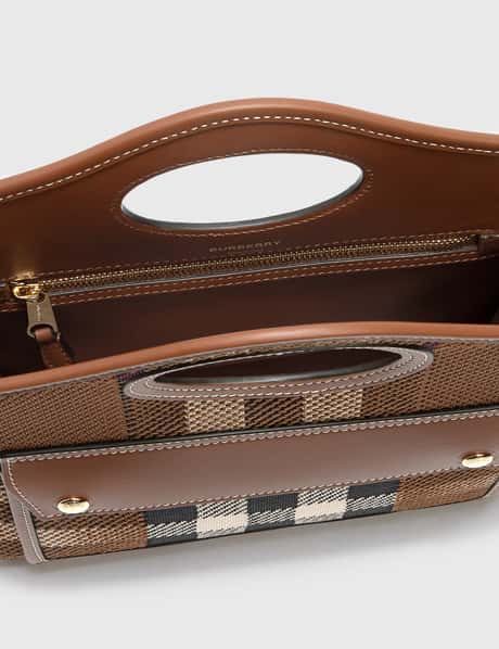 Burberry's Burberry House Check Handle Bag - Brown Handle Bags, Handbags -  BSUYR31624