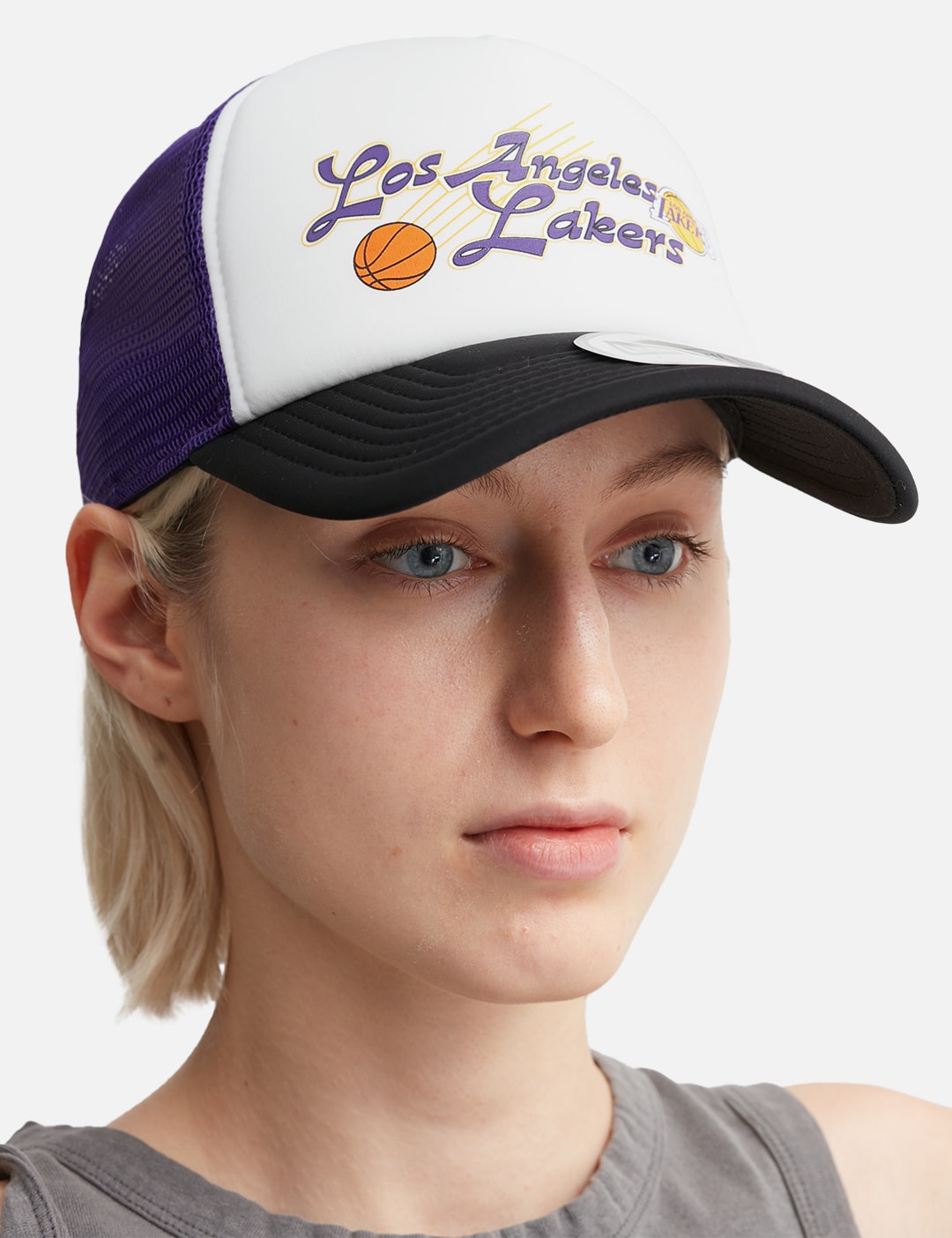 Los Angeles Lakers NBA Graphic Trucker Cap view 16