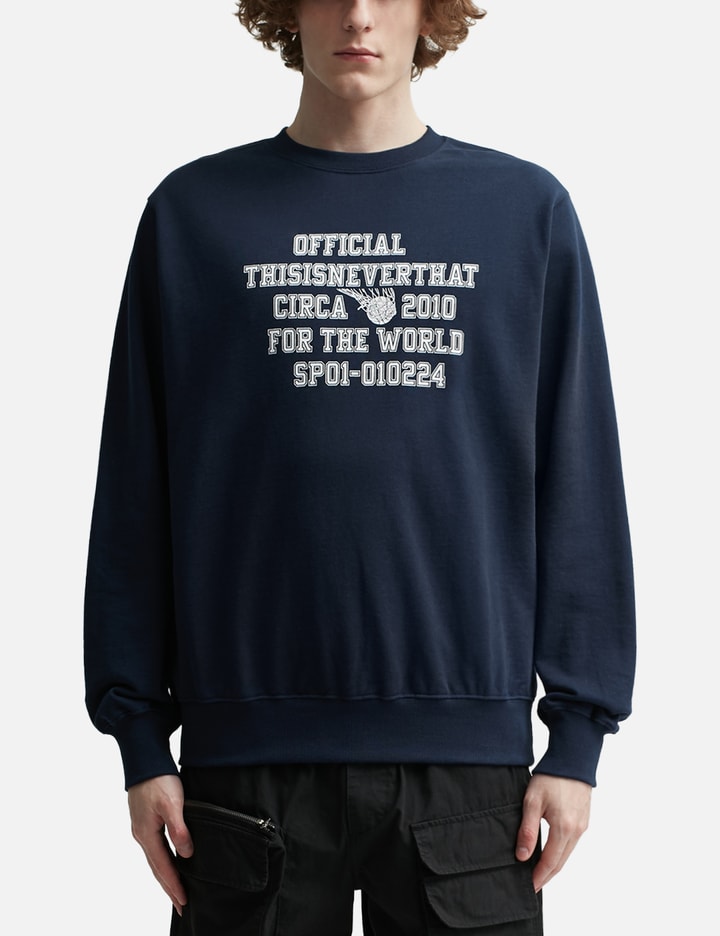 thisisneverthat® - Arch Logo Crewneck  HBX - Globally Curated Fashion and  Lifestyle by Hypebeast