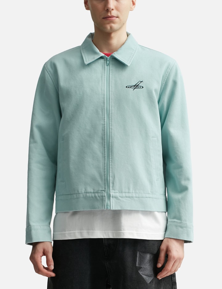 COTTON CANVAS ZIP JACKET Placeholder Image