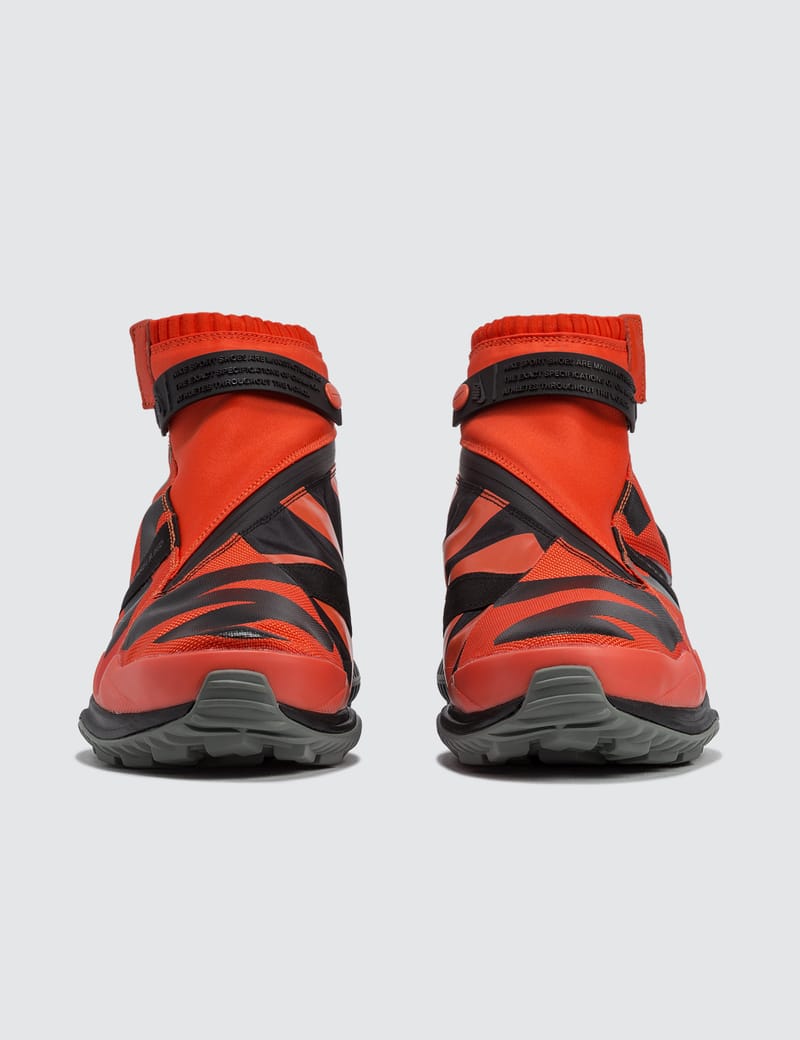 nike gaiter boot team orange