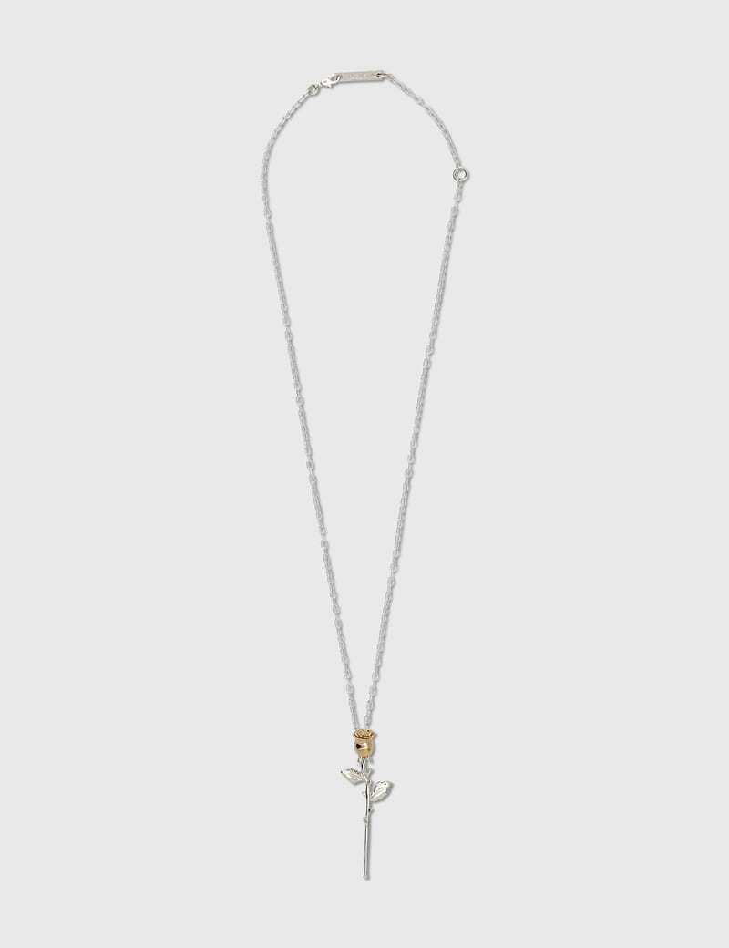 ambush rose charm necklace