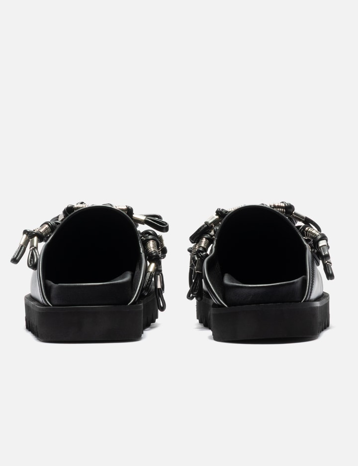 Toga Tassel Embellished Sabot In Black