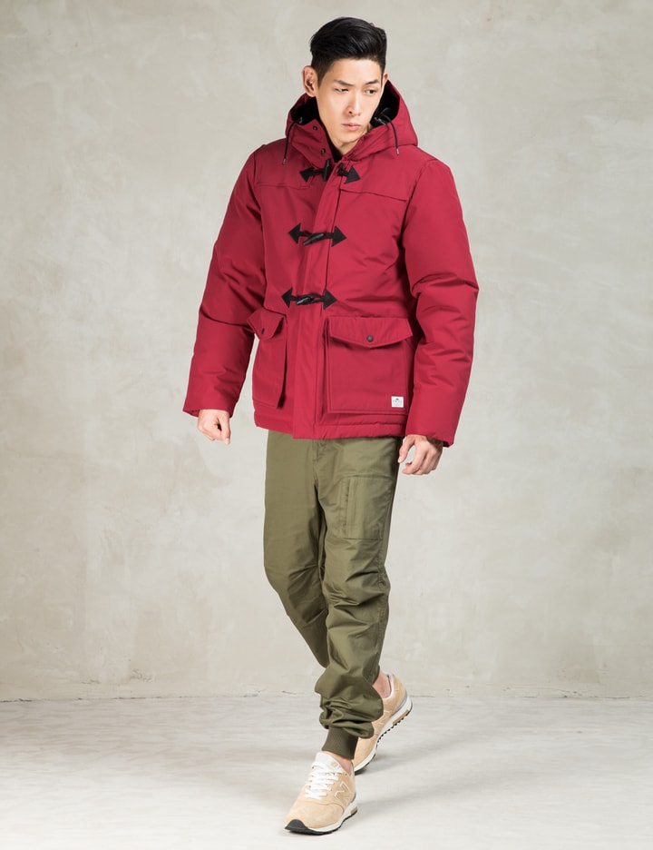 Red Milton Down Insulated Duffle Jacket Placeholder Image