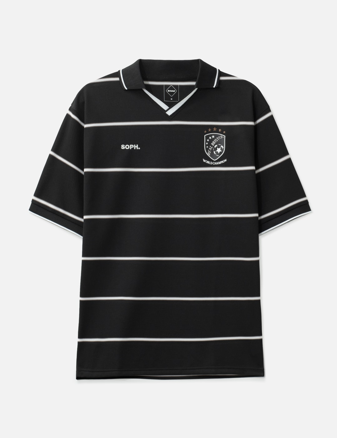 F.c. Real Bristol Champions Border Short Sleeve Game Shirt In Black