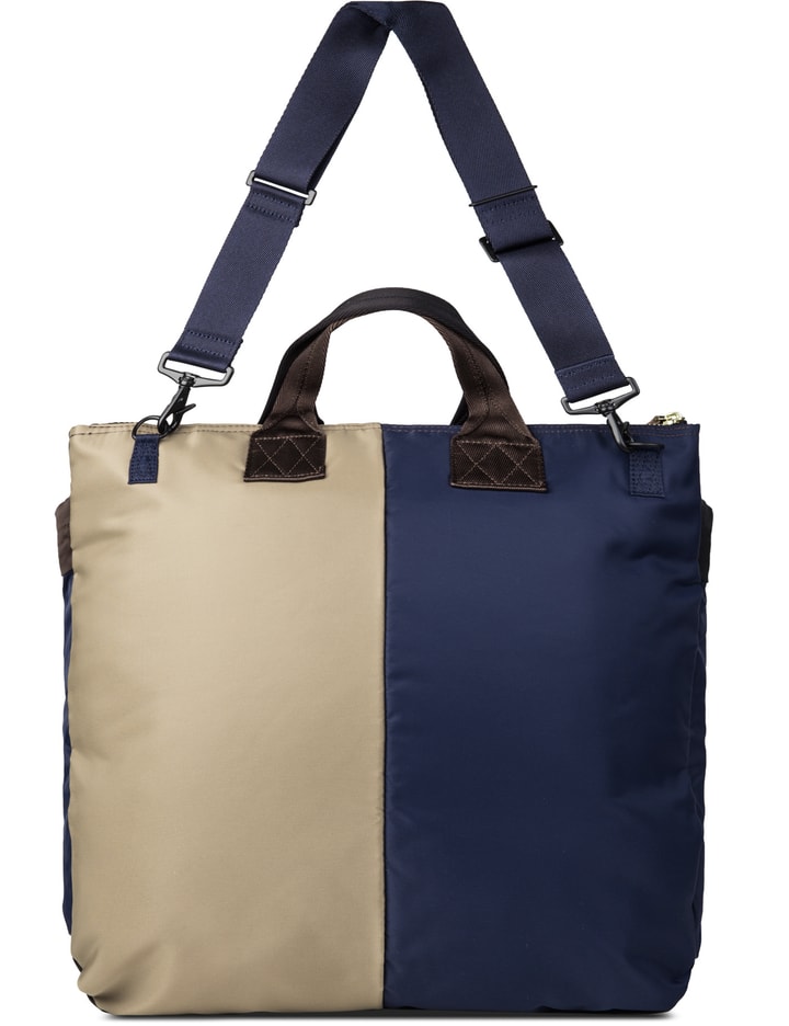 Blue Marni X Porter Color Blocking Shopping Bag Placeholder Image
