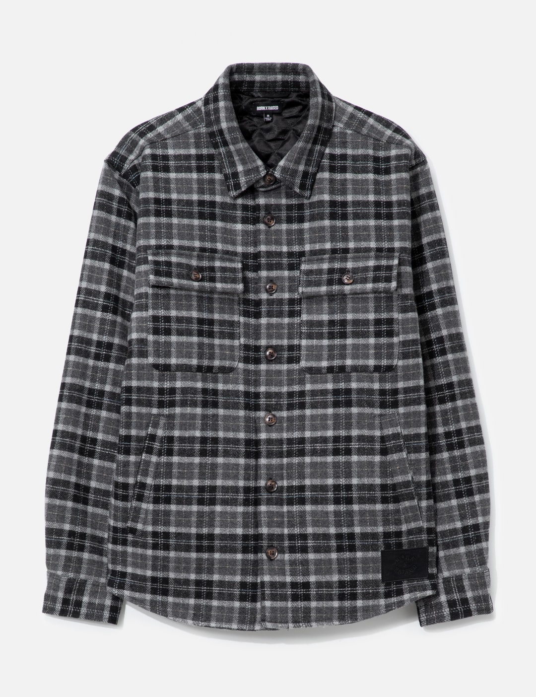 Oversized Embroidered Flannel Shirt Jacket view 7