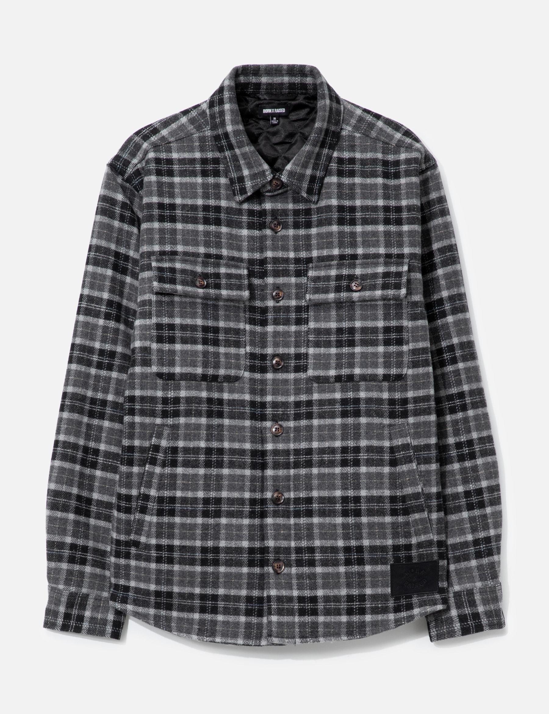 Oversized Embroidered Flannel Shirt Jacket view 16