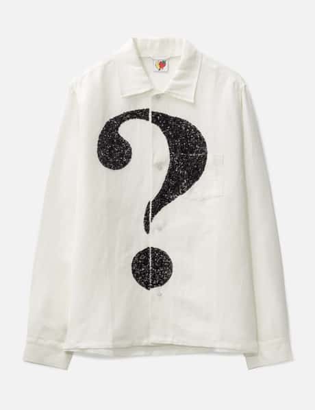 Sky High Farm Workwear Question Mark Embroidered Shirt