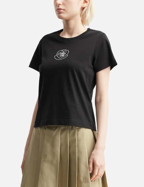 Embroidered Heart Logo Cotton T-Shirt view 7