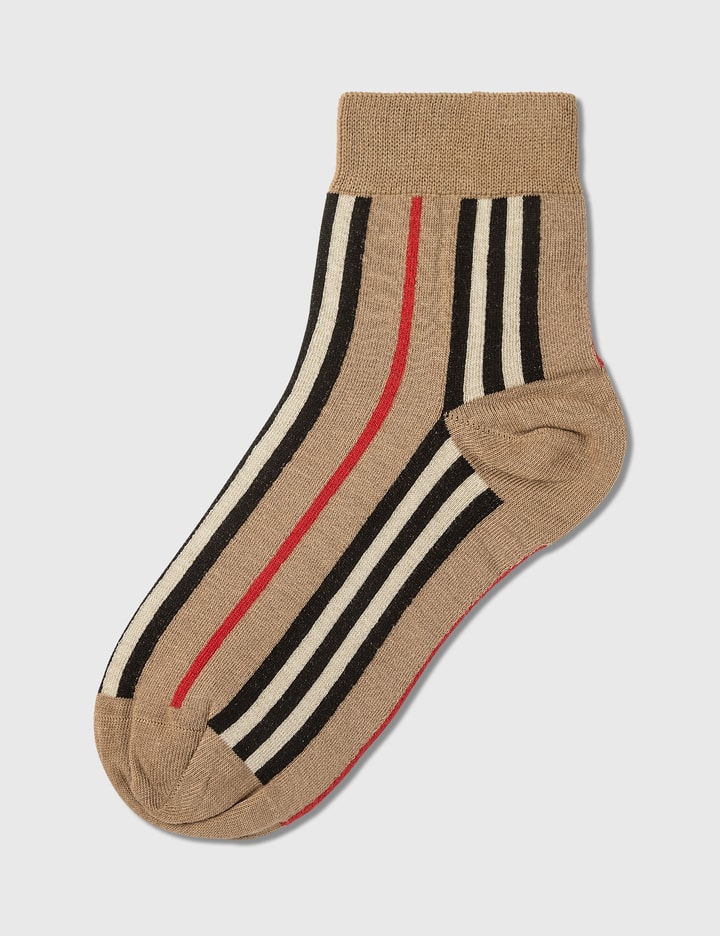 Icon Stripe Intarsia Ankle Socks Placeholder Image