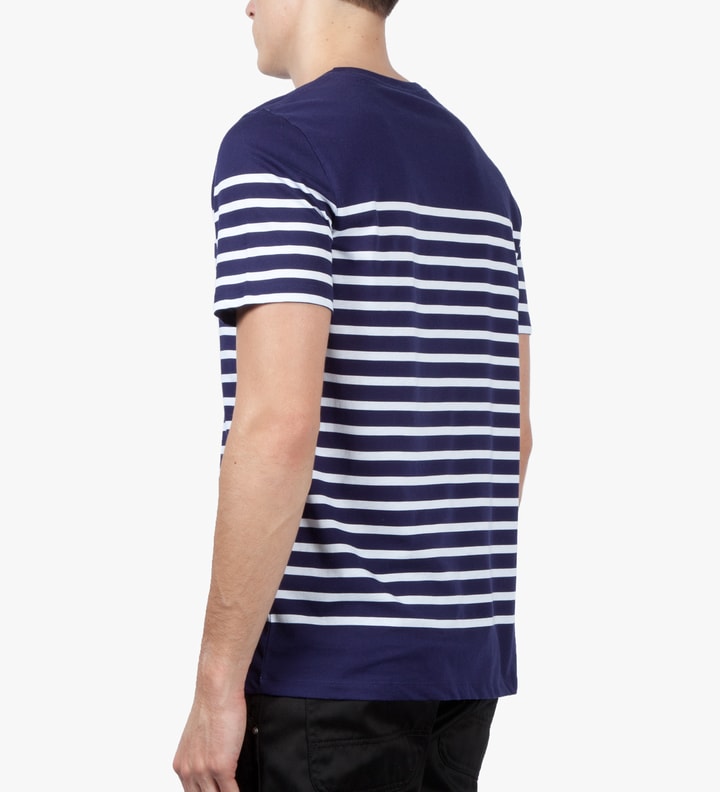 Dark Navy Sailor Stripe T-Shirt Placeholder Image