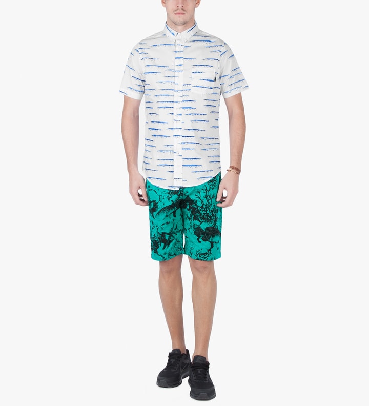 Teal Under The Sea Beach Shorts Placeholder Image