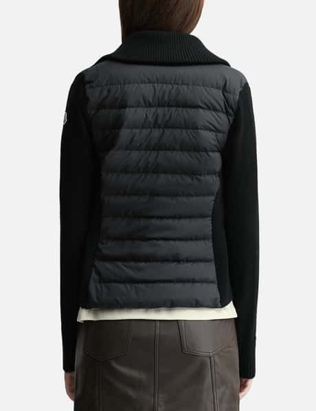 Padded Wool Zip-Up Cardigan view 9