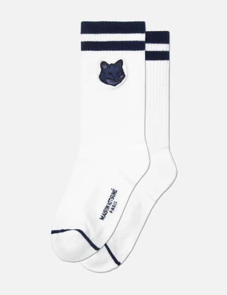 Maison Kitsuné Bold Fox Head Sporty Socks