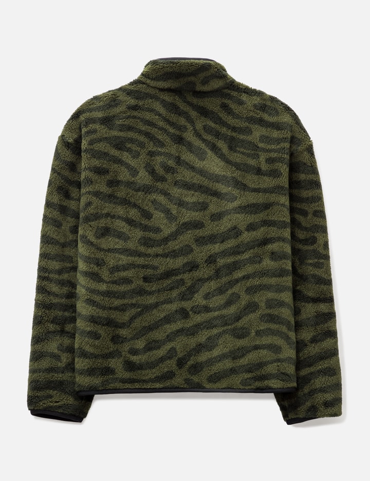Shop Moncler Genius Teddy Zip-up Sweatshirt In Green