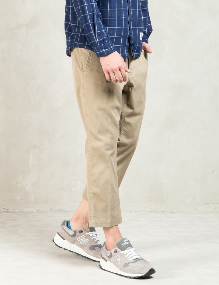Beige  9/L Millitary Chino Pants Faded "JESSEE" Placeholder Image