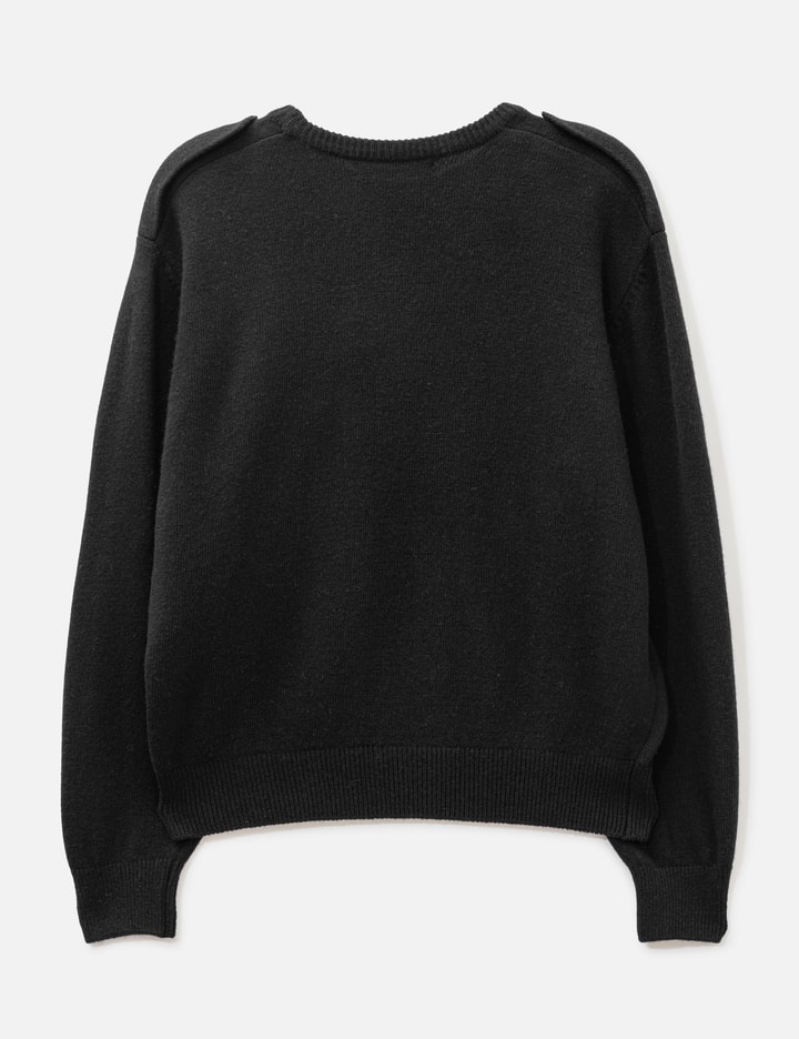 Moondal Epaulet Knit In Black
