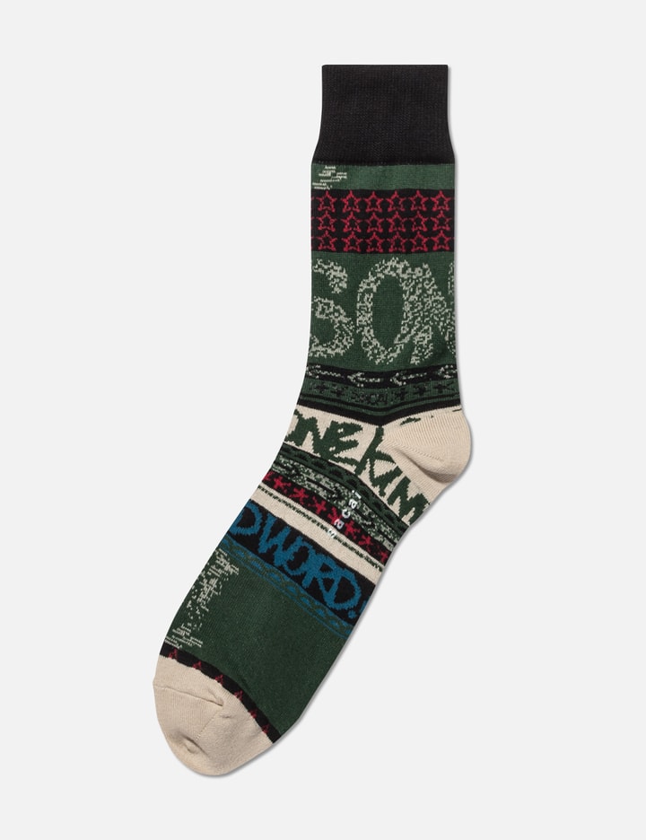 Sacai x Eric Haze Stripe Socks Placeholder Image