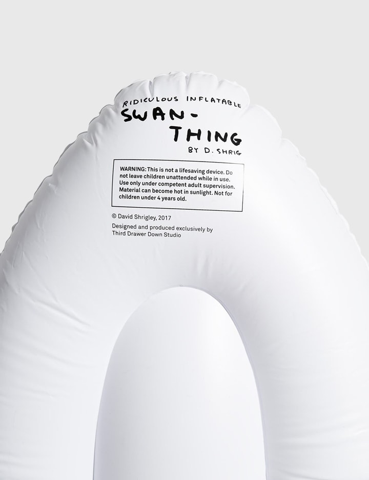 Ridiculous Inflatable Swan-Thing Pool Float Placeholder Image