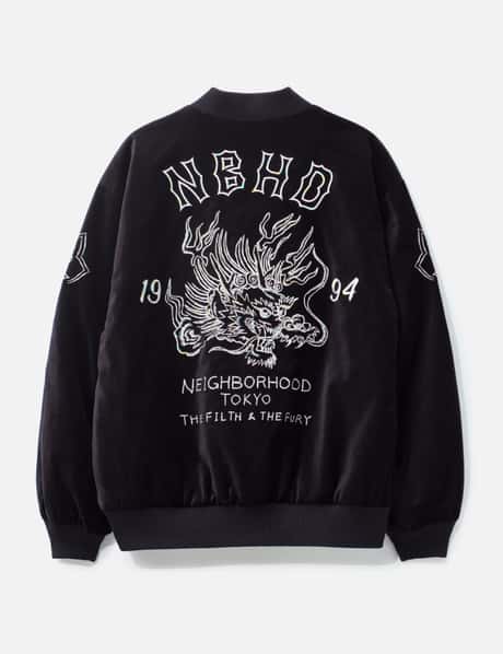 NEIGHBORHOOD Souvenir Jacket - リバーシブルで刺繍入りのベロア調 