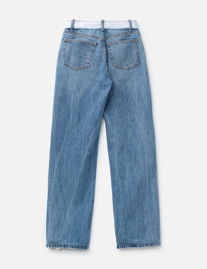 Trimming Slim Cut Jeans Placeholder Image
