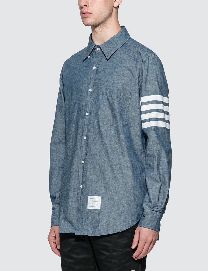 Straight Fit Chambray Shirt Placeholder Image