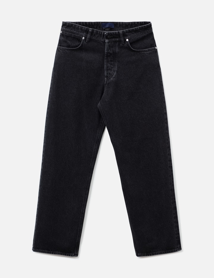 Stone Island Grainy Wash Loose Denim Jeans