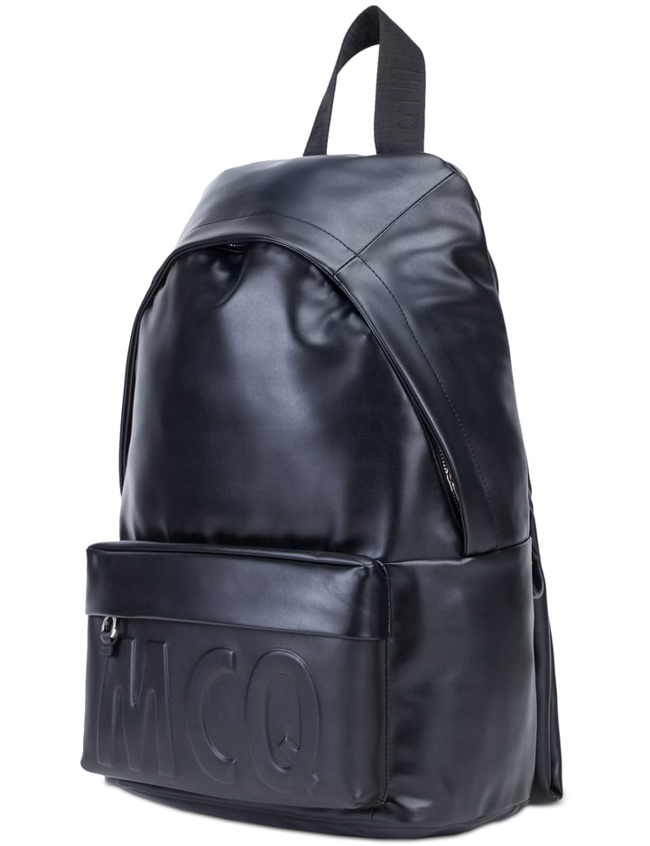 Emboss McQ Logo Leather Classic Backpack Placeholder Image