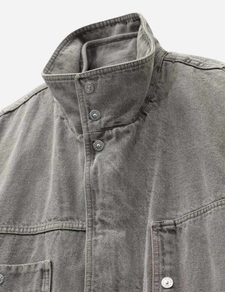 Stone Island Mineral Dyed Cotton Gabardine-TC Jacket With Removable Vest