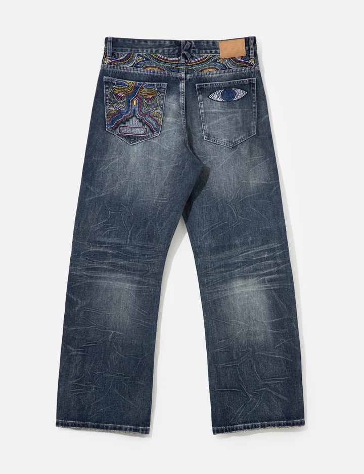 KidSuper Gemstone Eye Embroidery Jean