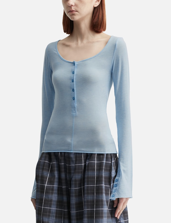 Fade Button Long Sleeve Placeholder Image