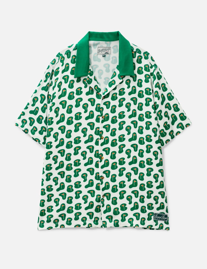 ALL OVER THE FLAG BUTTON-UP Placeholder Image