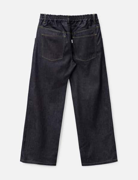 CLESSTE - SELVEDGE DENIM WIDE PANTS | HBX - Globally Curated 