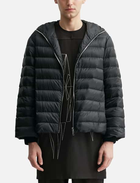 Moncler + Rick Owens Ziplock Hooded Short Down Jacket view 11
