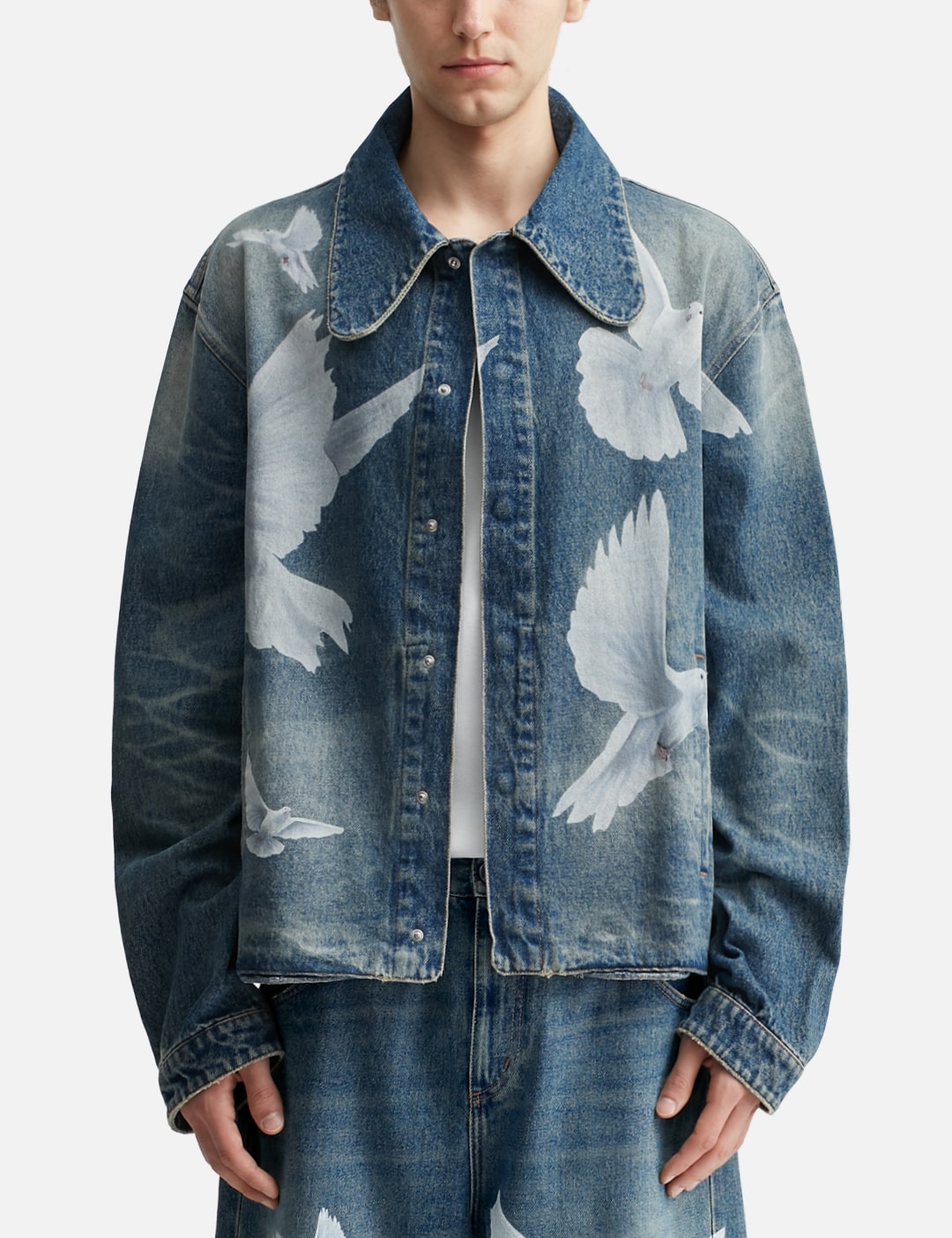 Freedom Doves Denim Jacket view 11
