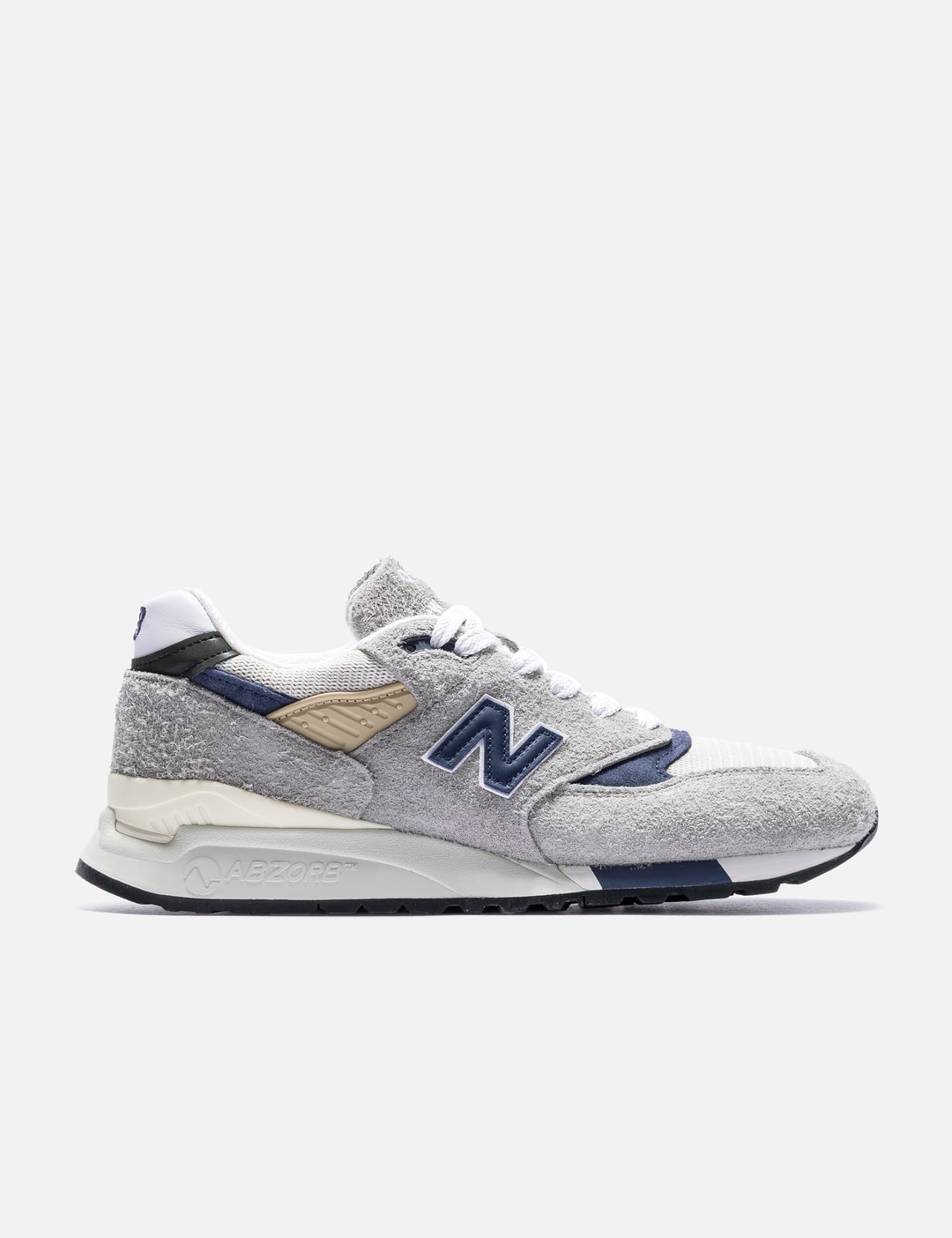 New Balance T500 Leather suede sneakers, perforated toe