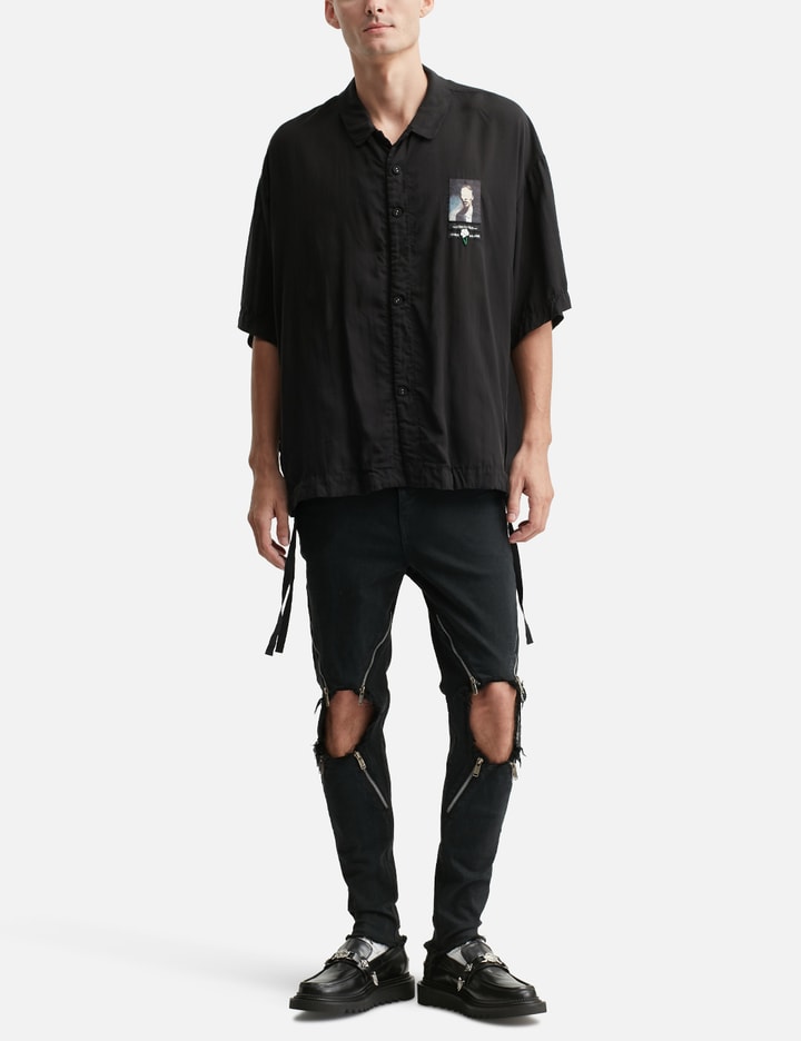 UC1E4515-2 Stretch Denim 4 Zips Jeans Placeholder Image