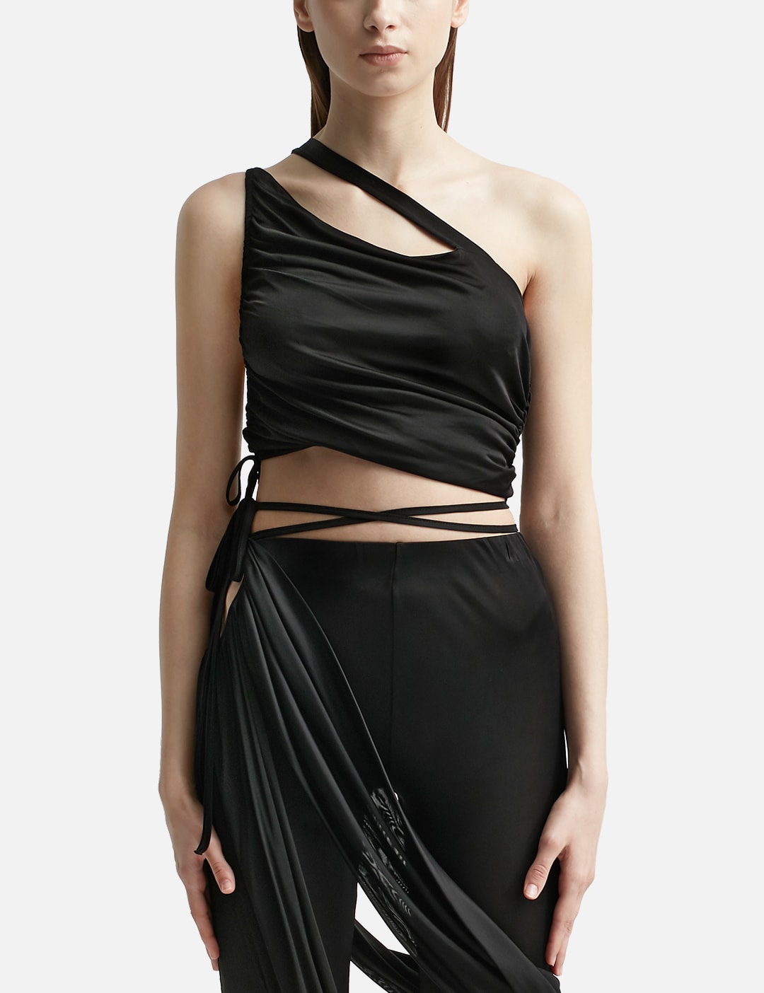 Mono Strap Gathered Tank Top view 13