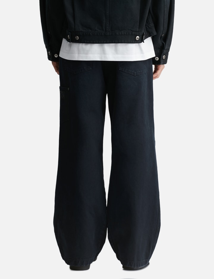 Wooyoungmi 3D Wide Dyed Denim Pants
