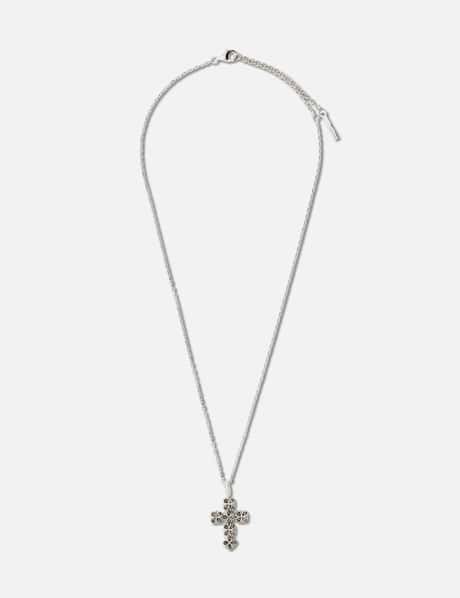 Maltese-Cross Quadruplets Cross Pendant Necklace view 7