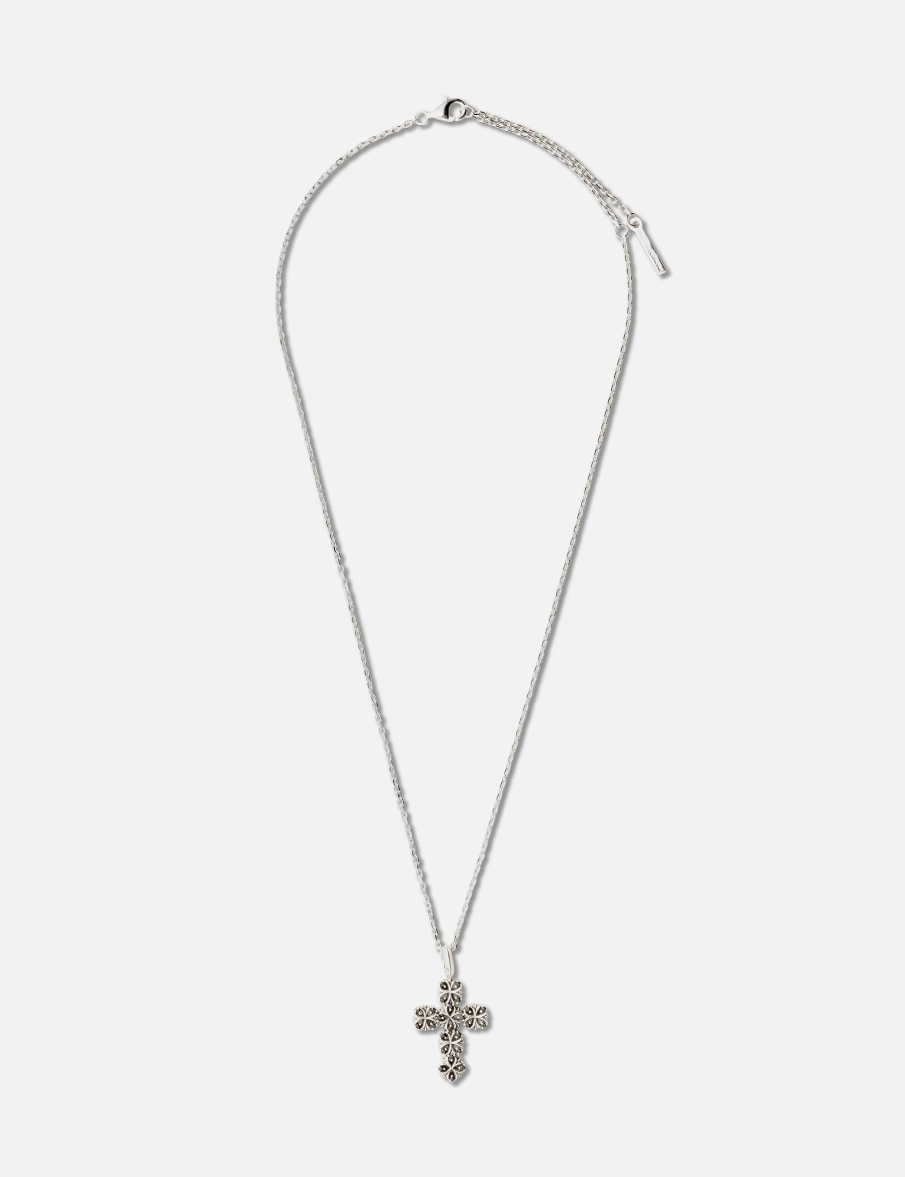 Maltese-Cross Quadruplets Cross Pendant Necklace view 14
