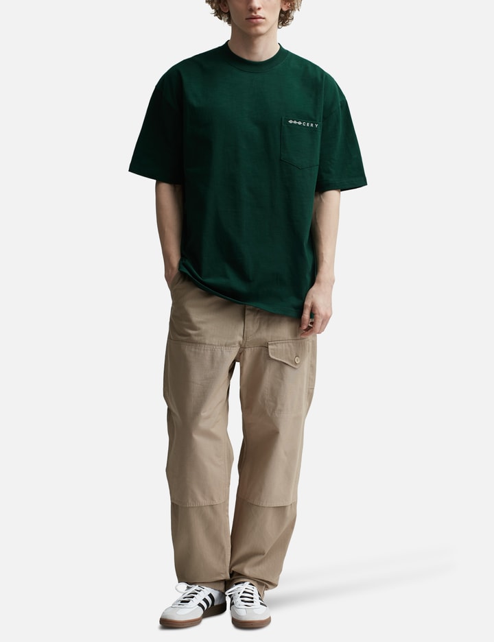 GROCERY TEE-060 FLOCKING LOGO POCKET T-SHIRT Placeholder Image