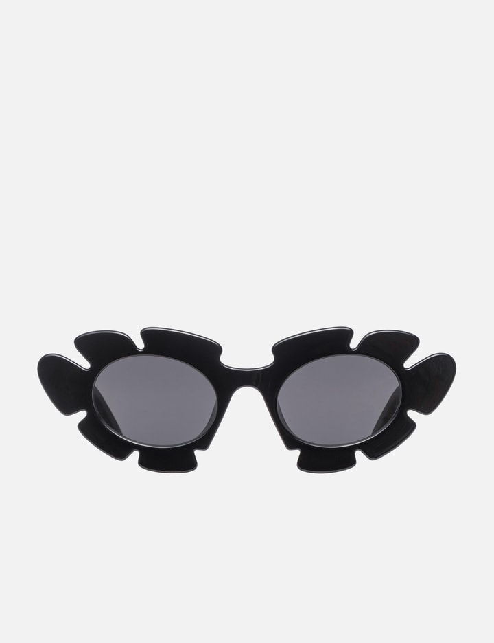 Loewe Flower Sunglasses In Black