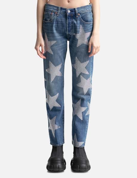 Collina Strada Collina Strada x Levis Rhinestone Star Jean
