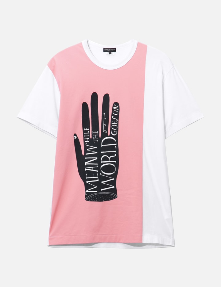 Comme Des Garçons Homme Plus Palm Graphic T-shirt In Pink